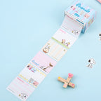 Peanuts Snoopy Petit Collection Masking Sticker Roll - Blue