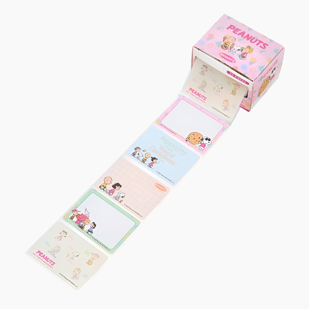 Peanuts Snoopy Petit Collection Masking Sticker Roll - Pink