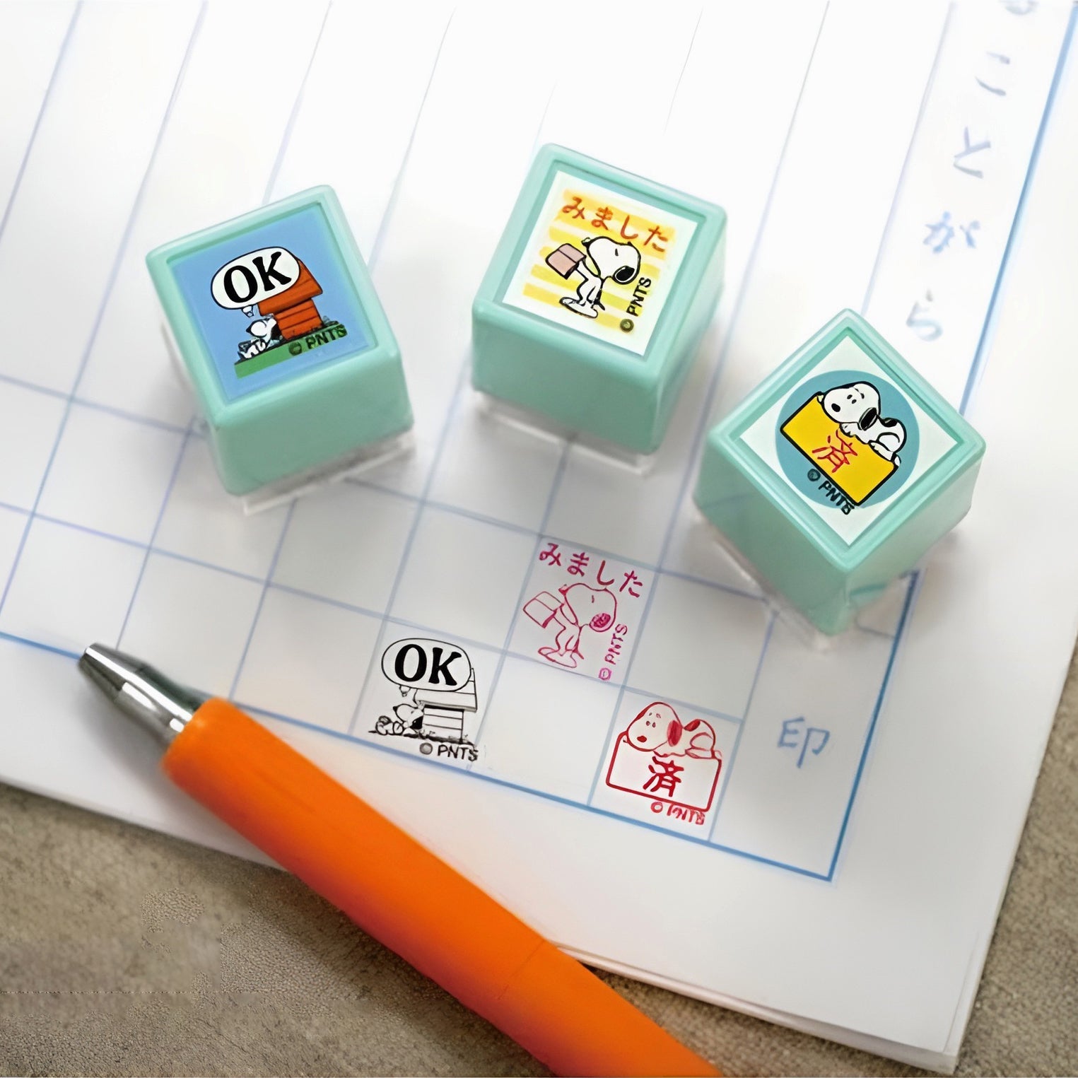Peanuts Snoopy Pre-Inked Character Stamps