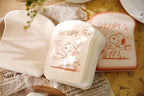 Peanuts Snoopy Puffy Toast Shaped Notebook