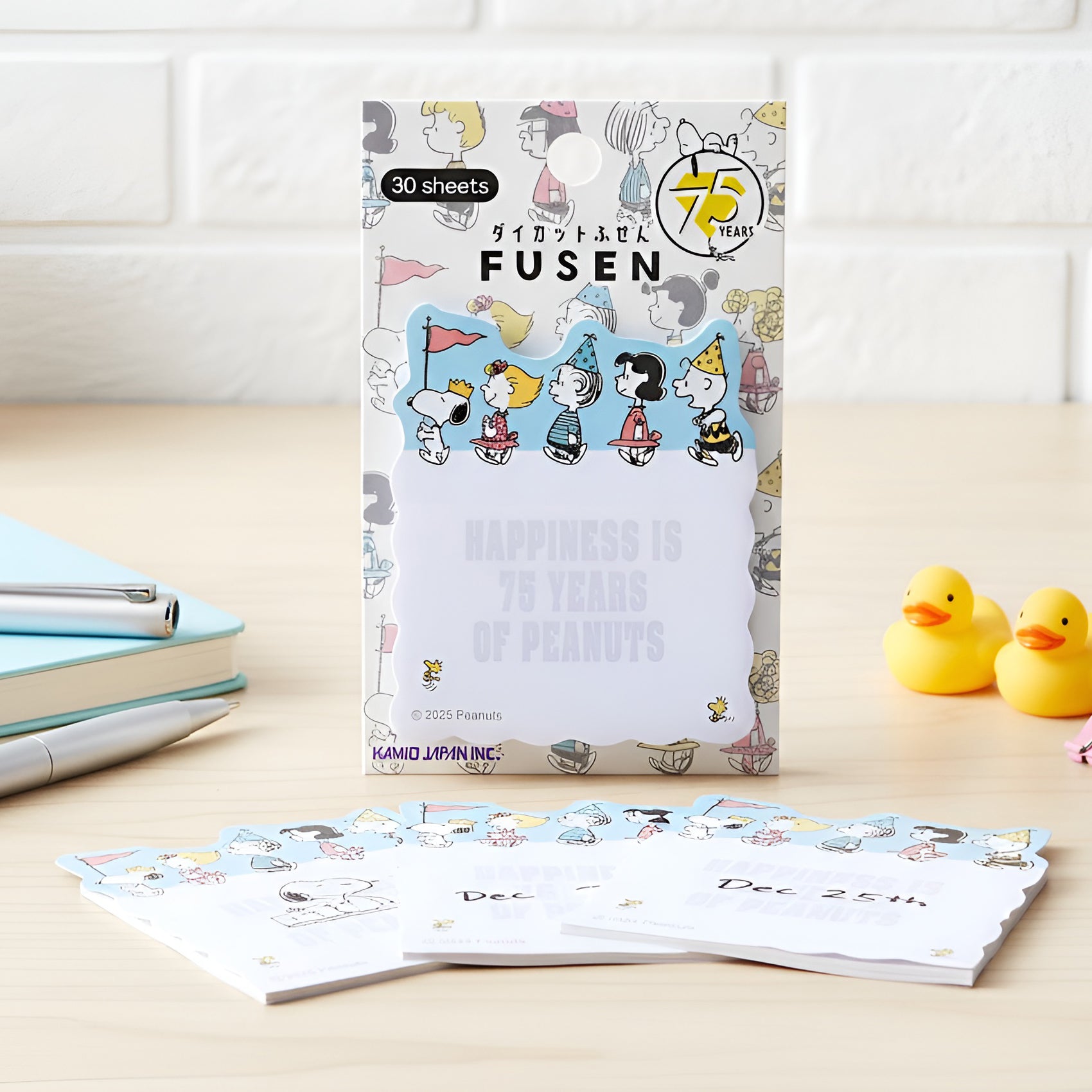 Peanuts Snoopy Sticky Notes - Happy March - Limited 75th Anniversary Edition