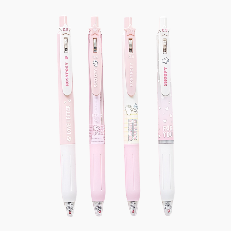 Peanuts Snoopy Sweet Dreams Gel Pen - Set of 4