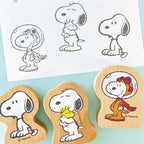 Peanuts Snoopy Wood Piece Stamps