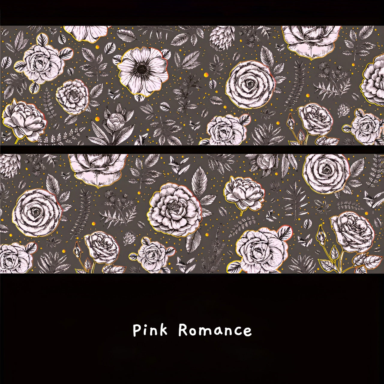 Pencilled Flowers Washi Tapes