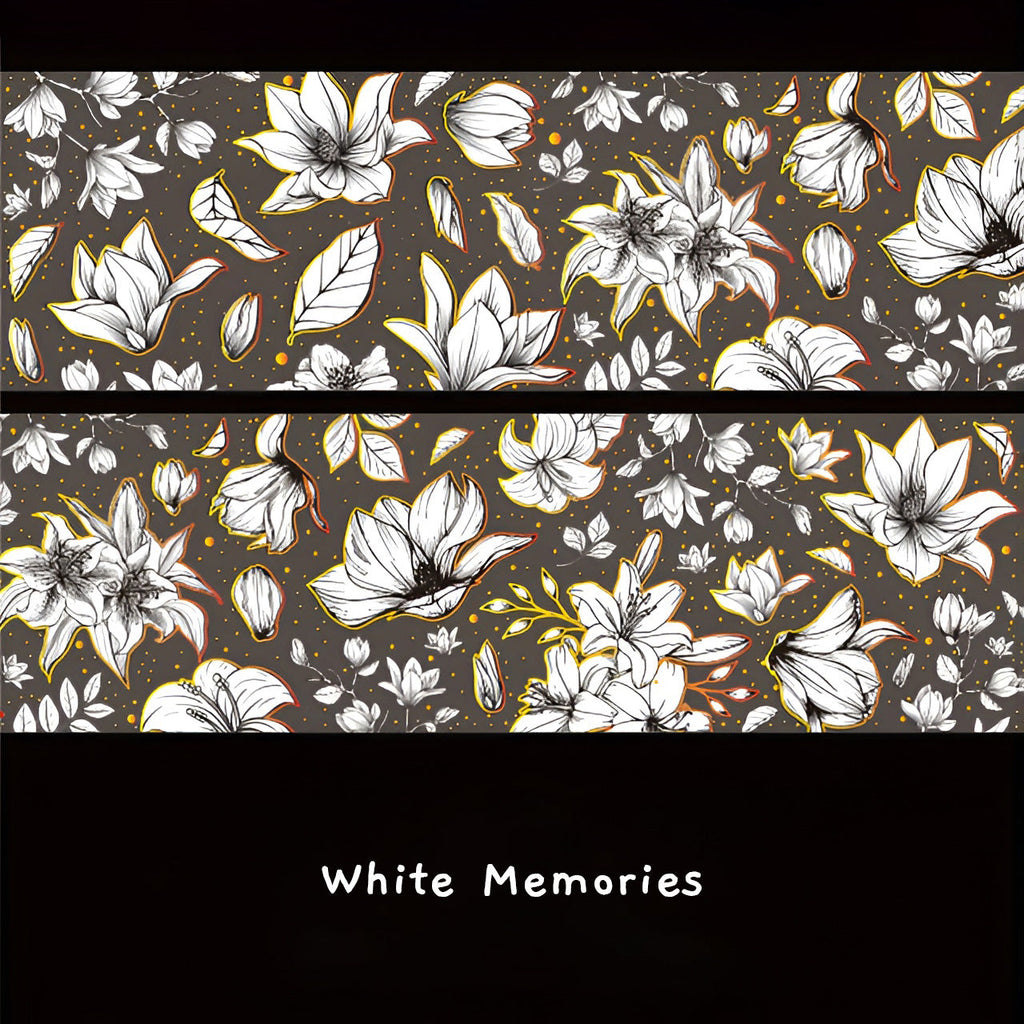 Pencilled Flowers Washi Tapes
