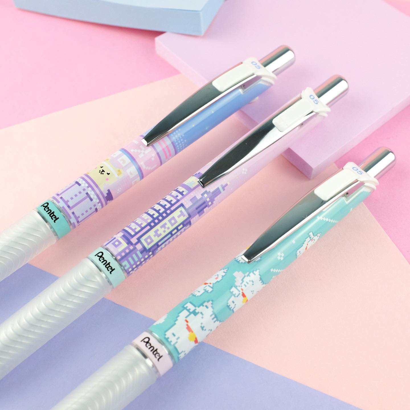 Pentel Energel Gel Pen - Japan Pixel Art