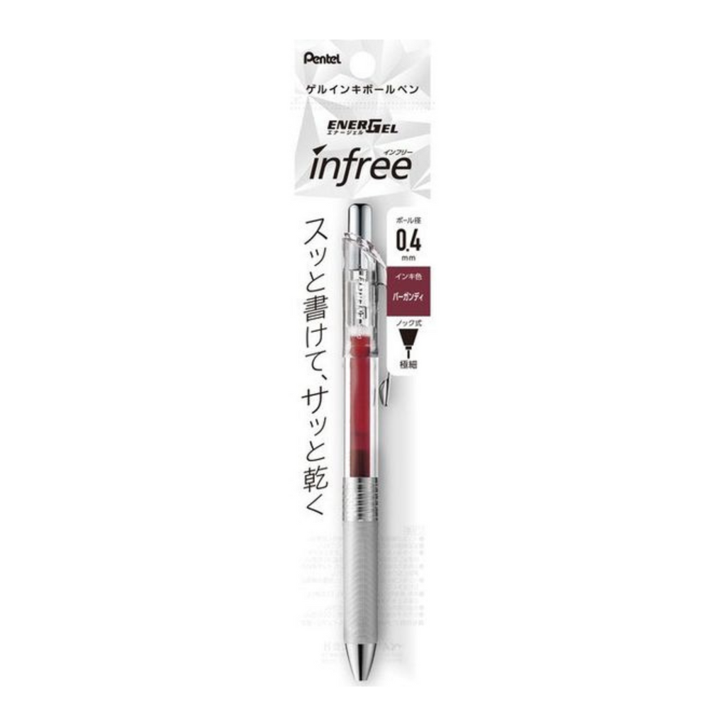 EnerGel Infree - Burgundy - 0.4mm