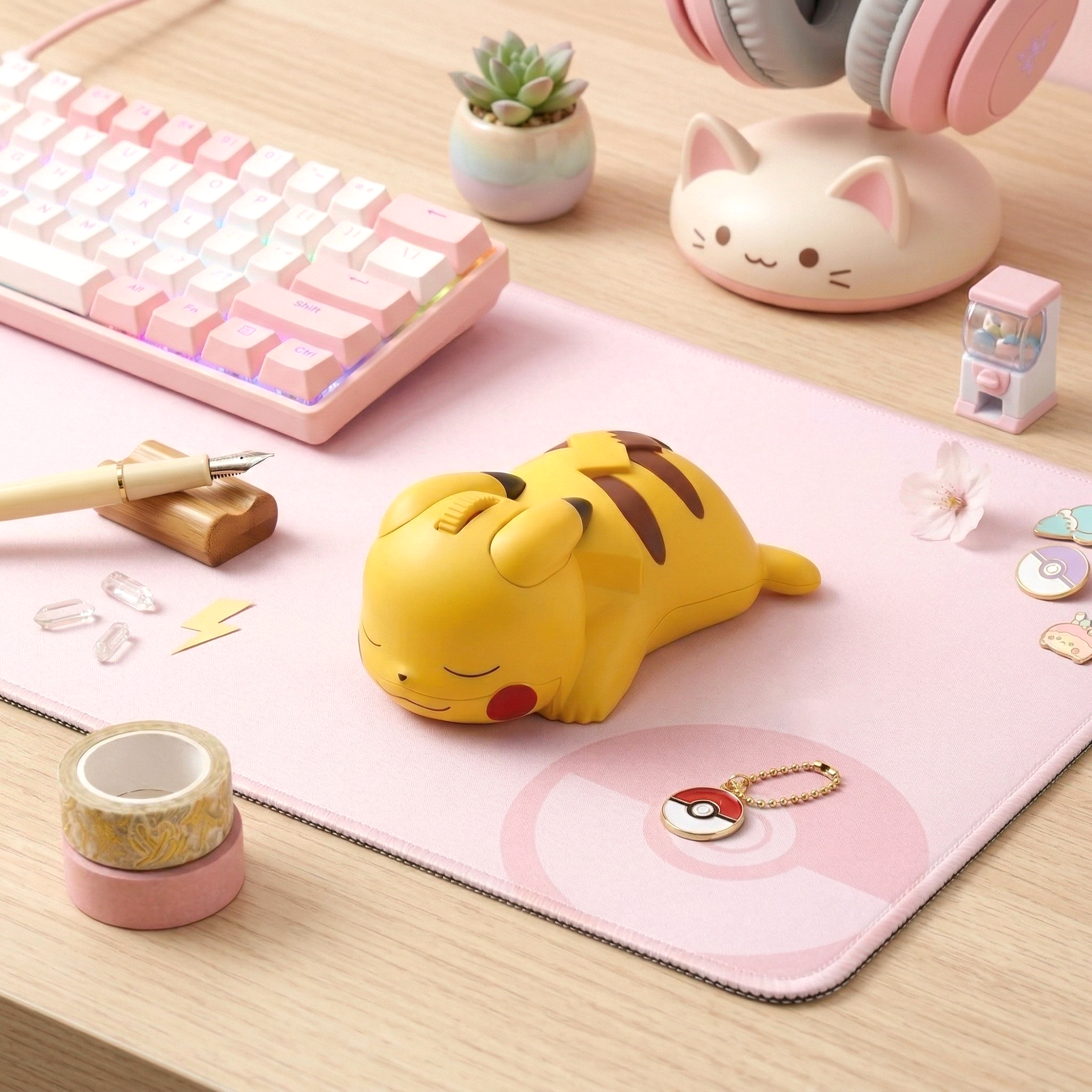 Sleeping Pikachu Desk Companion – Limited Drop