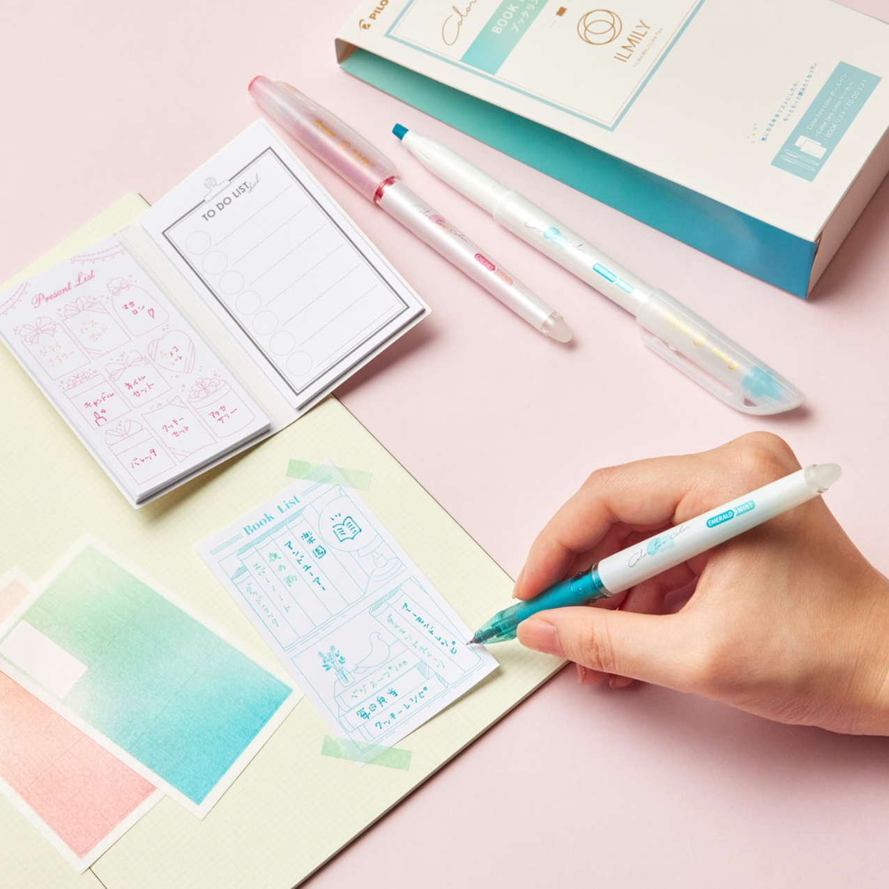 Pilot ILMILY Color Two Color Erasable Pens