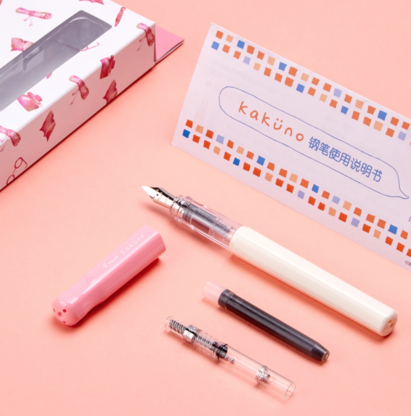 Pilot Kakuno Fountain Pen - Fine Nib