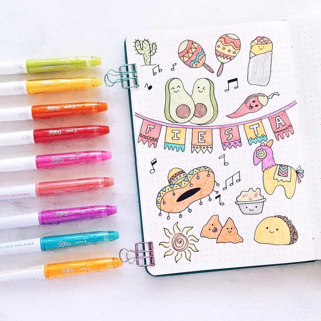 Pilot Frixion Colors Erasable Marker - Bright Colors