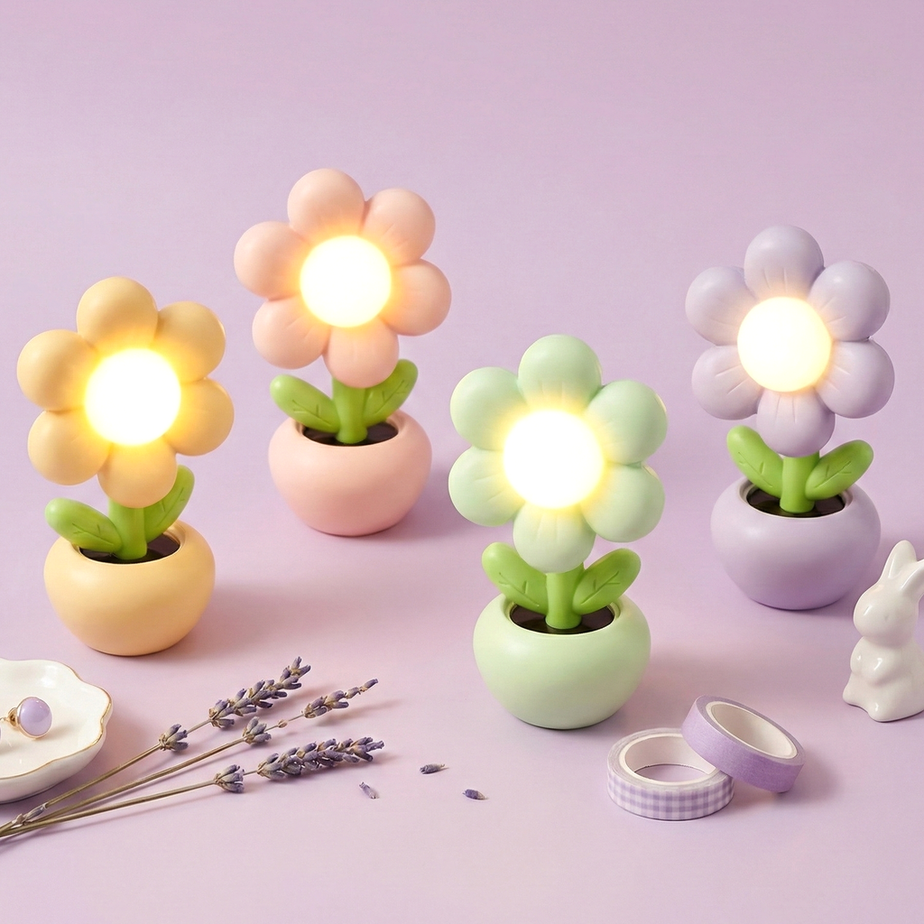 Playful Pop Flower Lamp