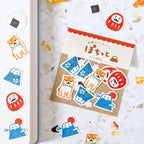 Pochitto Flake Stickers - Mt. Fuji