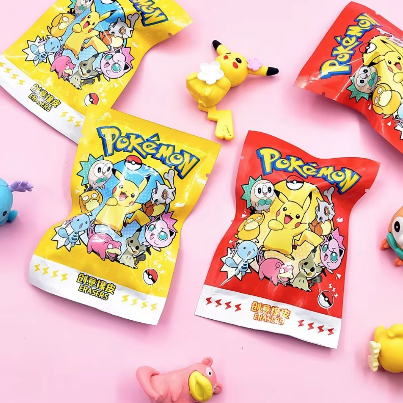Pokémon Figure Eraser - Surprise Pack - Limited Candy Quest Collection