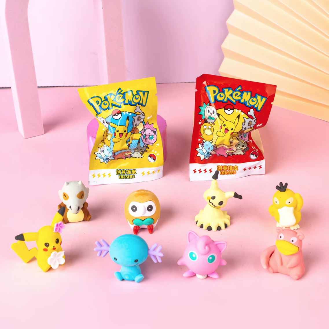 Pokémon Figure Eraser - Surprise Pack - Limited Candy Quest Collection
