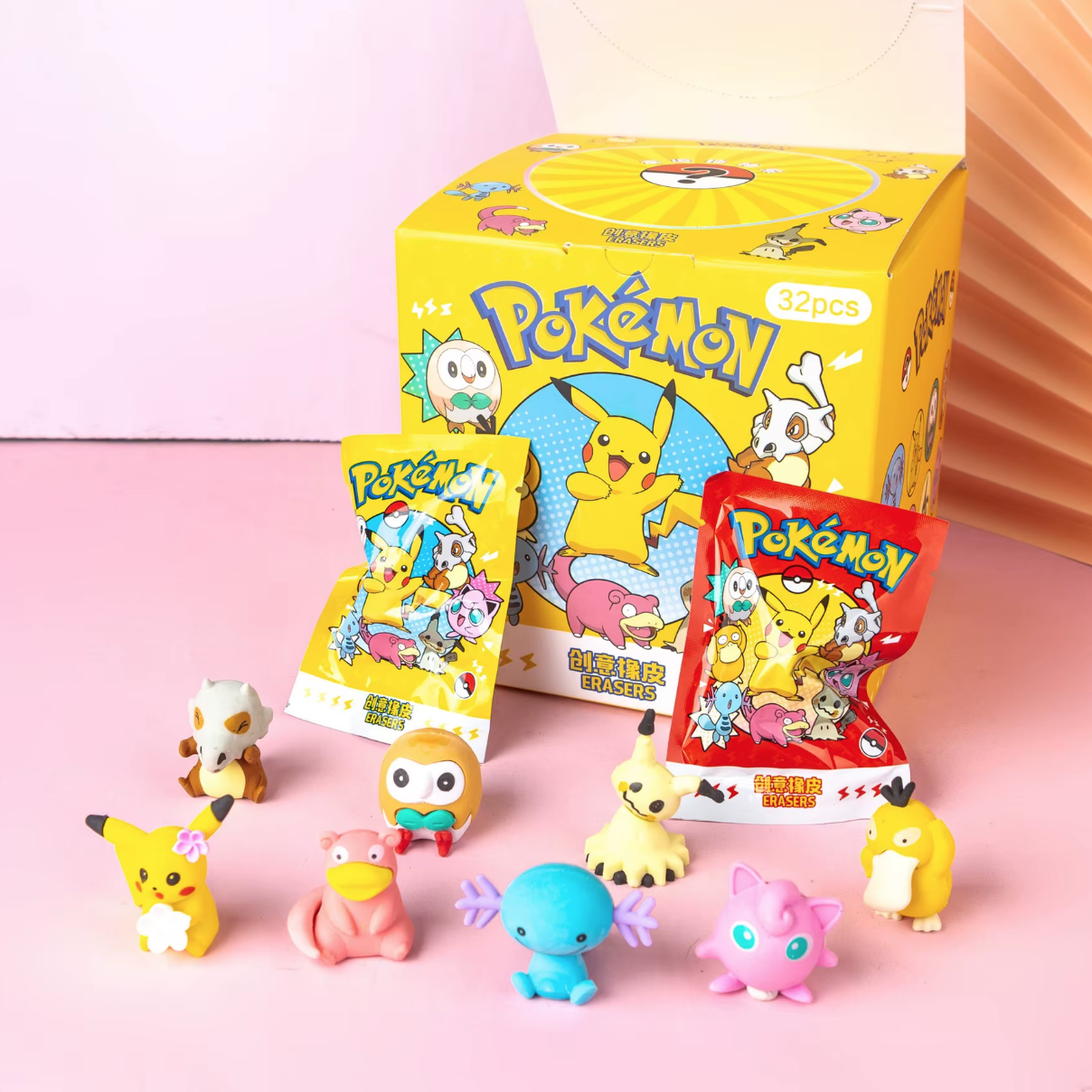 Pokémon Figure Eraser - Surprise Pack - Limited Candy Quest Collection