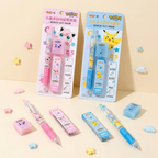 Pokemon Mechanical Pencil Set - Pencil + Refills + Eraser