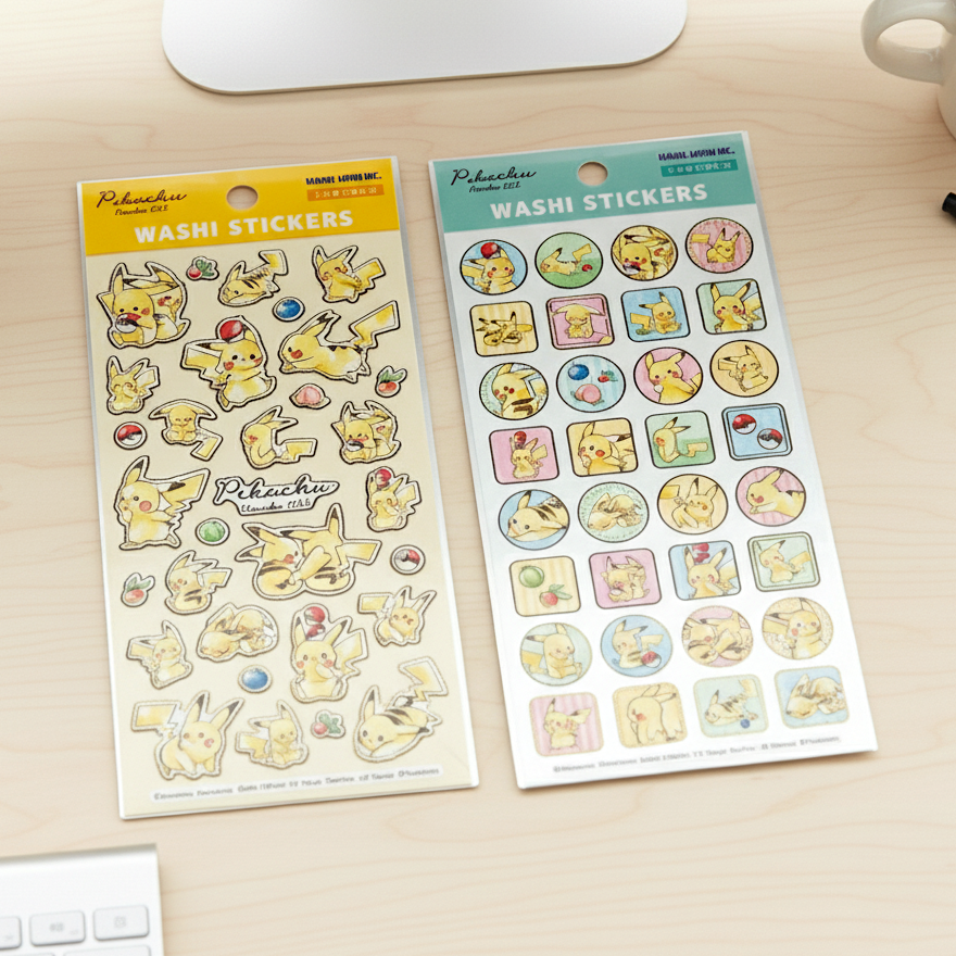 Pokemon Pikachu Number 025 Stickers