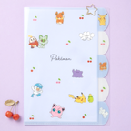 Pokemon Pocket Monsters A4 Folder With Dividers - Limited Edition - Blue