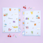 Pokemon Pocket Monsters A4 Folder With Dividers - Limited Edition - Blue