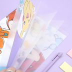 Pokemon Pocket Monsters A4 Folder With Dividers - Limited Edition - White