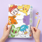 Pokemon Pocket Monsters A4 Folder With Dividers - Limited Edition - White