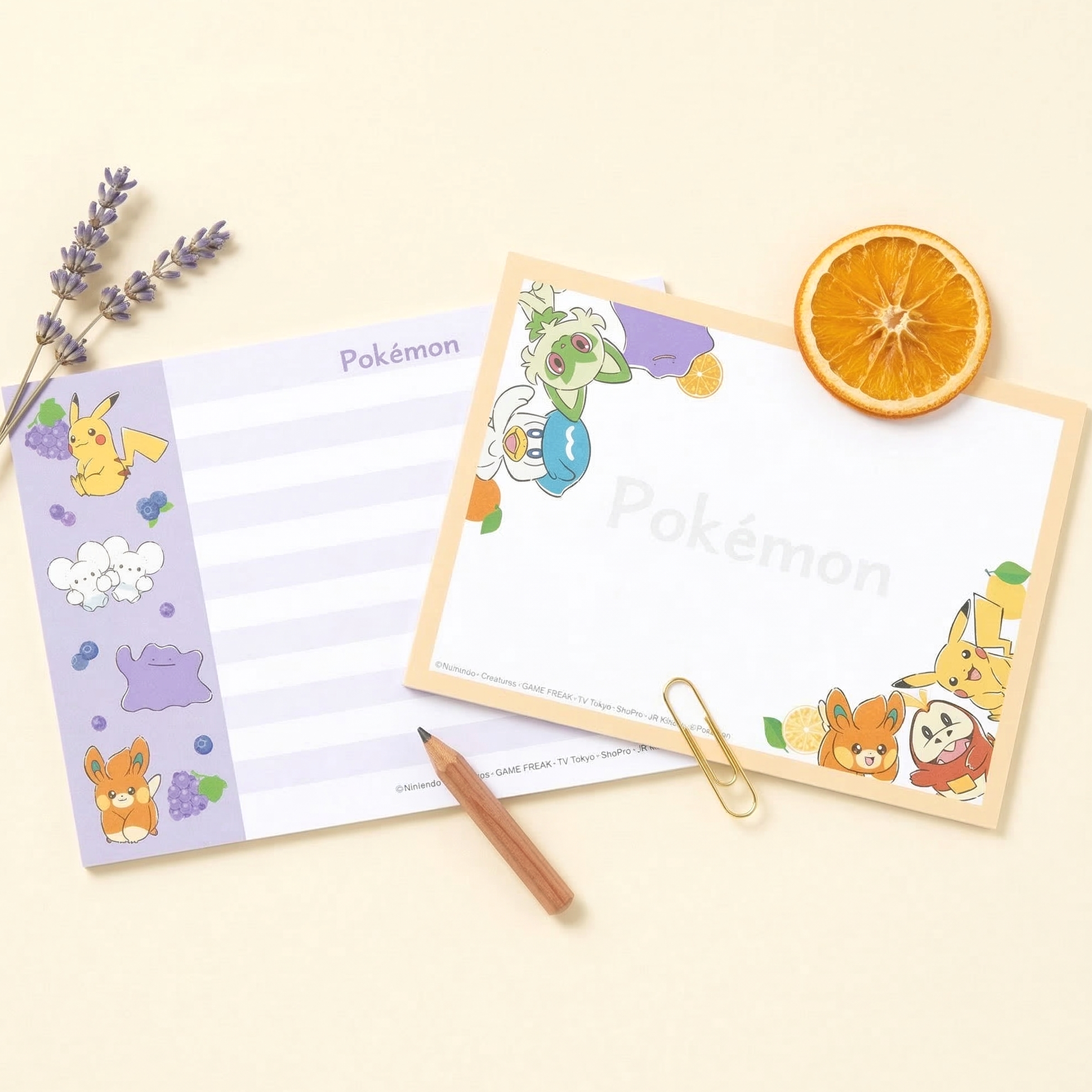 Pokemon Pocket Monsters Large Notepad - Limited Edition - White