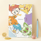 Pokemon Pocket Monsters Large Notepad - Limited Edition - White