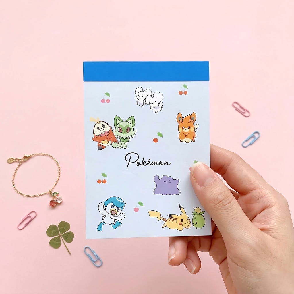 Pokemon Pocket Monsters Memo Pad - Limited Edition - Blue