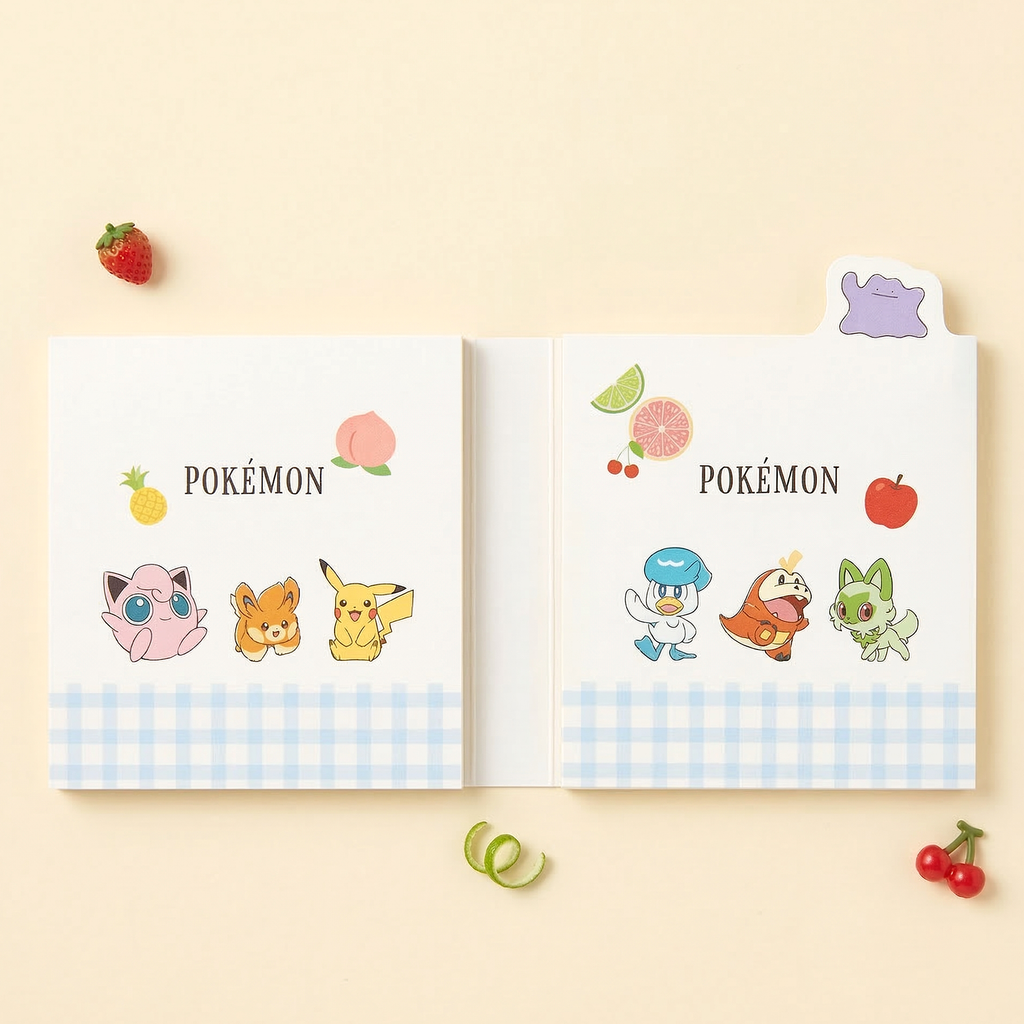 Pokemon Pocket Monsters Sticky Notes - Limited Edition - Blue