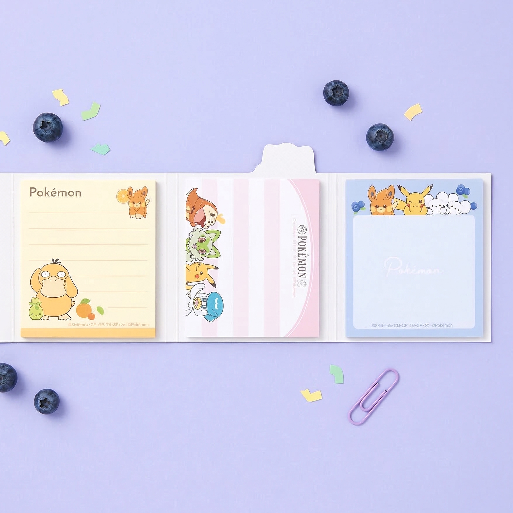 Pokemon Pocket Monsters Sticky Notes - Limited Edition - White