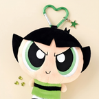 Powerpuff Girls Plush Pouch - Mini Bag with Zip Pocket