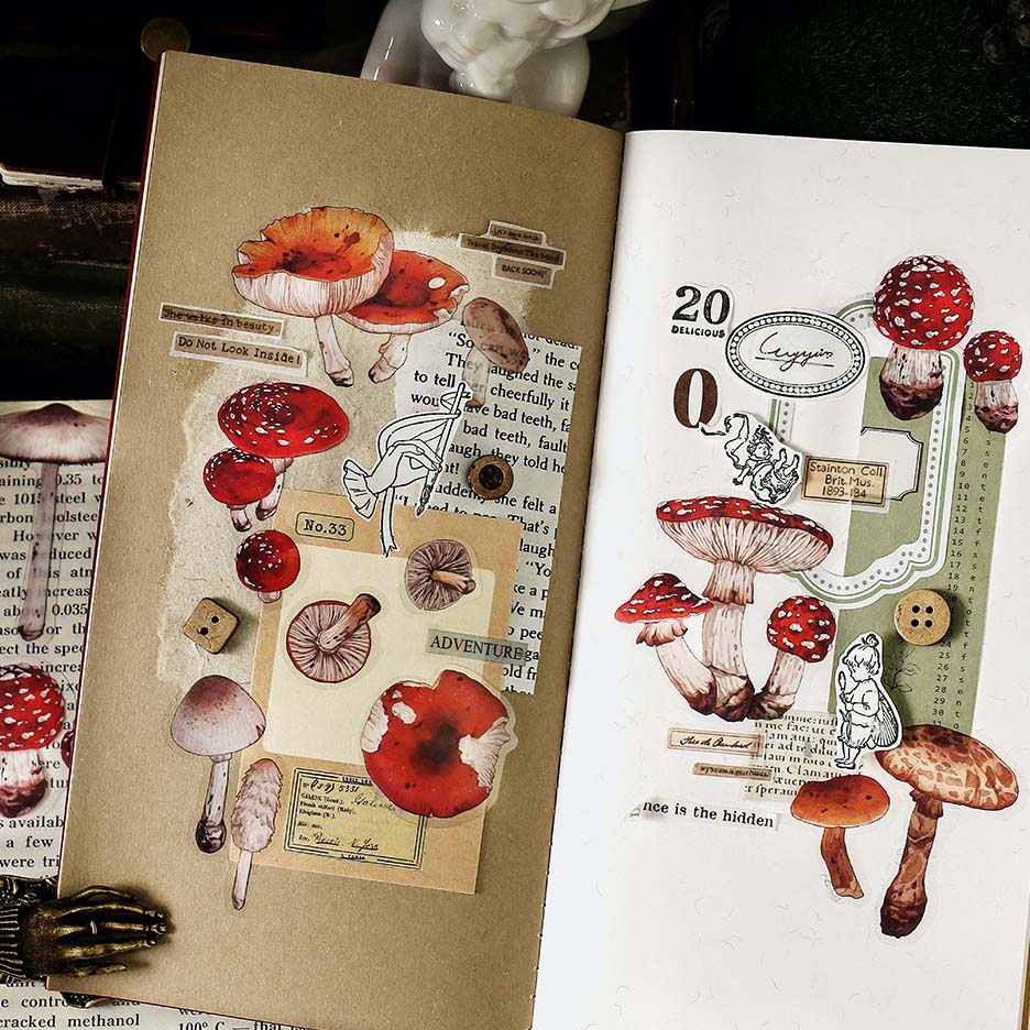 Pressed Botanical Ephemera Stickers