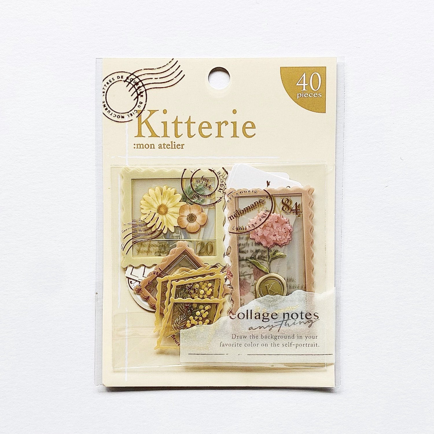 Q-Lia Kitterie Mon Atelier Stickers - Yellow