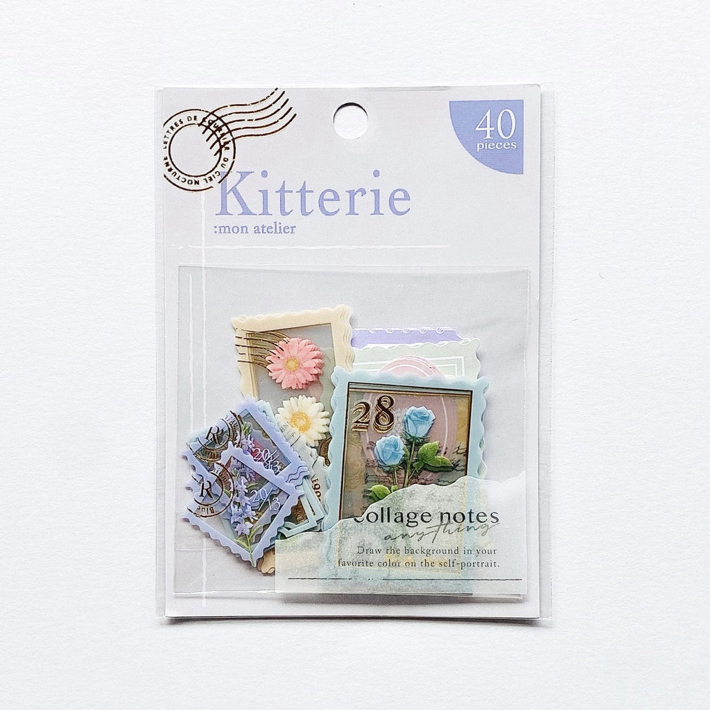 Q-Lia Kitterie Mon Atelier Stickers - Powder Blue