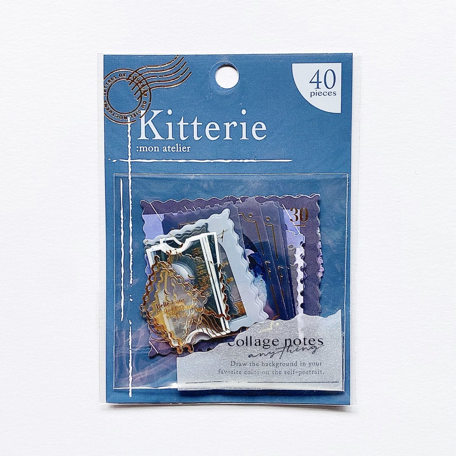 Q-Lia Kitterie Mon Atelier Stickers - Dark Blue