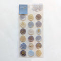 Q-Lia Sealing Dear Clear Stickers - Dark Blue