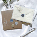 Q-Lia Sealing Dear Clear Stickers - Dark Blue