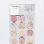 Q-Lia Sealing Dear Clear Stickers - Pink