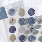 Q-Lia Sealing Dear Clear Stickers - Red