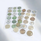 Q-Lia Sealing Dear Clear Stickers - Sage