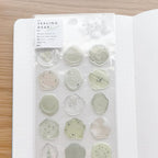 Q-Lia Sealing Dear Clear Stickers - Sage