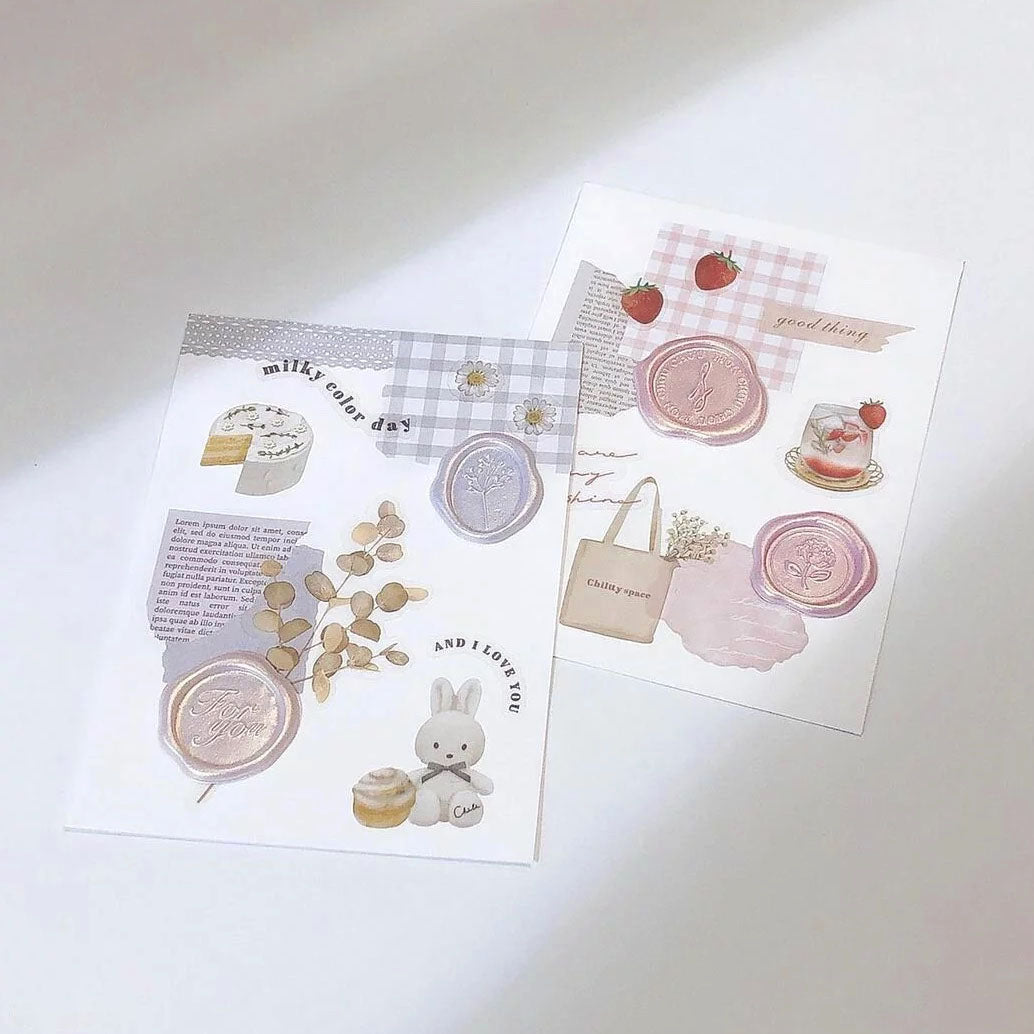 Q-Lia Sealing Dear Stickers - Gold