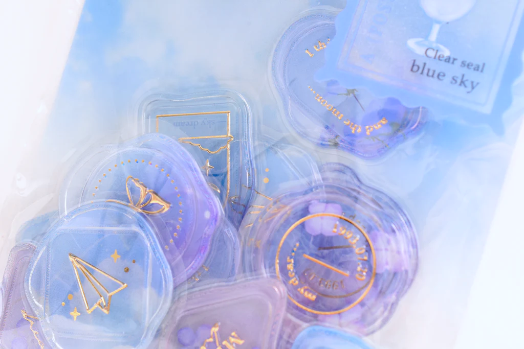 Q-Lia Sealing Dear Stickers - Memory - Blue