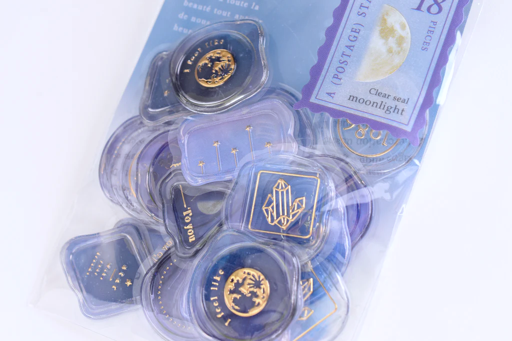 Q-Lia Sealing Dear Stickers - Memory - Dark Blue