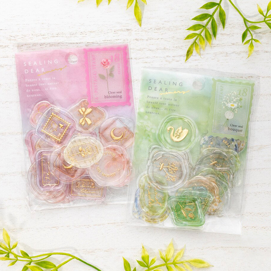 Q-Lia Sealing Dear Stickers - Memory - Green