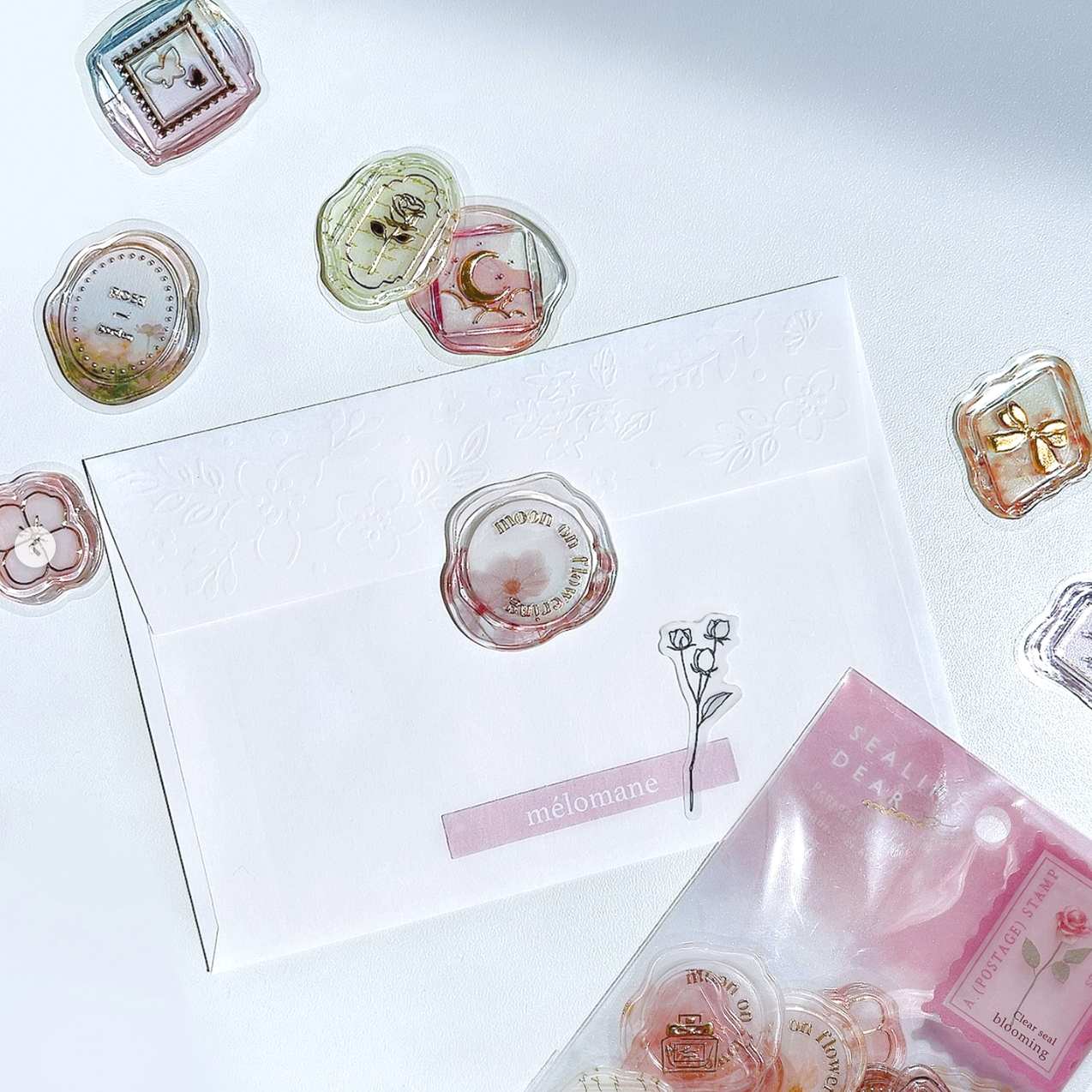 Q-Lia Sealing Dear Stickers - Memory - Green