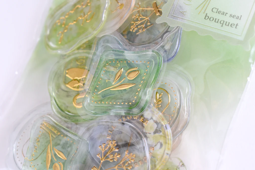 Q-Lia Sealing Dear Stickers - Memory - Green