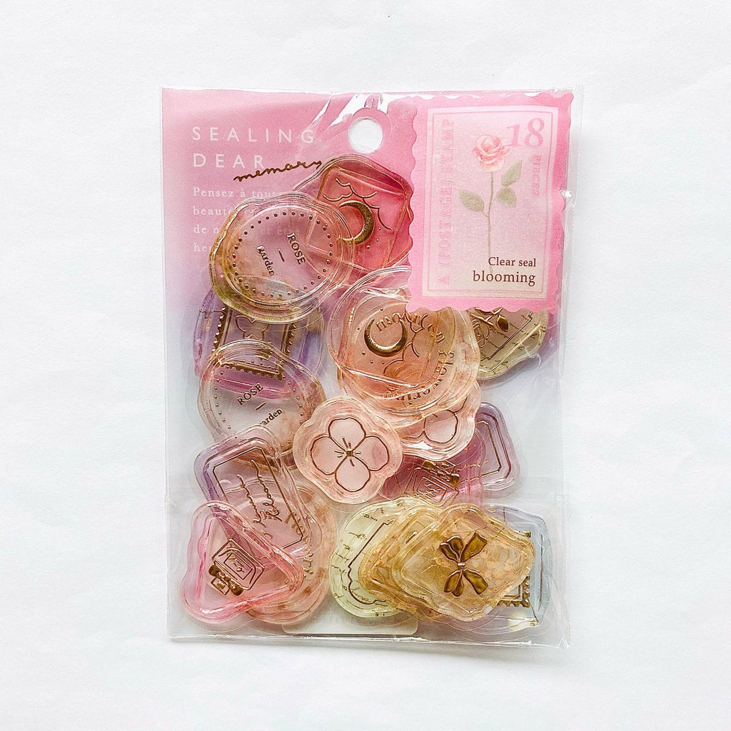 Q-Lia Sealing Dear Stickers - Memory - Pink