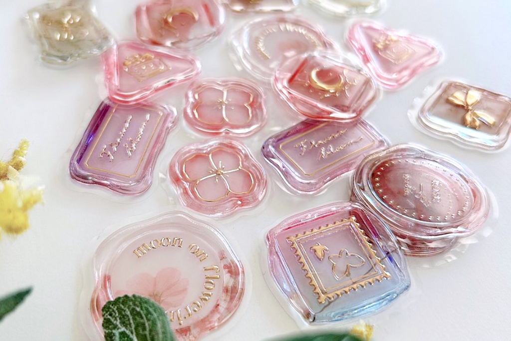 Q-Lia Sealing Dear Stickers - Memory - Pink